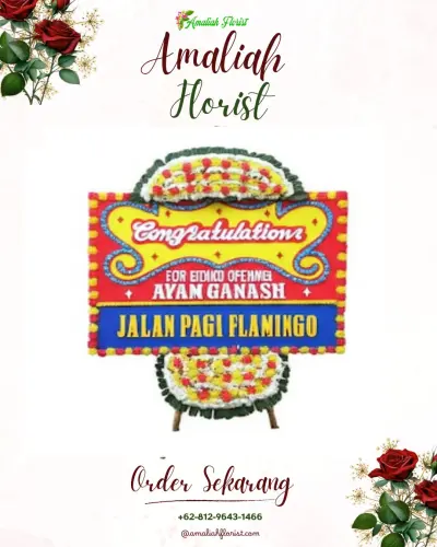 Bunga Papan Congratulation di Omah Kebon Bekasi